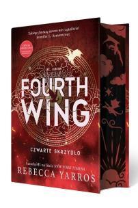 Fourth Wing. Czwarte Skrzydło. Edycja specjalna. Autor: Rebecca Yarros. Multiszop.pl Okładka książki Fourth Wing. Czwarte Skrzydło. Edycja specjalna