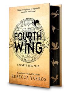 Fourth Wing. Czwarte Skrzydło. Hype. Autor: Rebecca Yarros. Multiszop.pl Okładka książki Fourth Wing. Czwarte Skrzydło. Hype