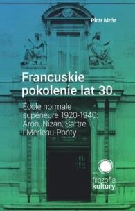 Okładka książki Francuskie pokolenie lat 30