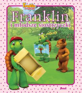 Franklin i młodsze siostrzyczki. Franklin i przyjaciele. Autor: Paulette Bourgeois. Multiszop.pl Okładka książki Franklin i młodsze siostrzyczki. Franklin i przyjaciele