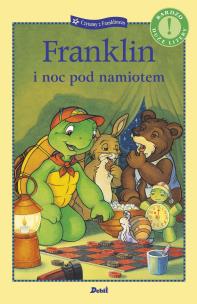 Franklin i noc pod namiotem. Autor: Paulette Bourgeois. Multiszop.pl Okładka książki Franklin i noc pod namiotem