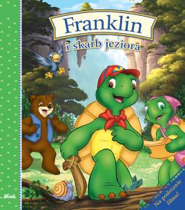 Franklin i skarb jeziora. Autor: Paulette Bourgeois, Patrycja Zarawska. Multiszop.pl Okładka książki Franklin i skarb jeziora