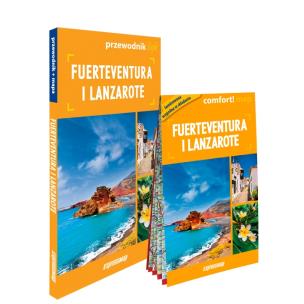 Fuerteventura i Lanzarote light przewodnik + mapa. Autor: Waszczuk Agnieszka. Multiszop.pl Okładka książki Fuerteventura i Lanzarote light przewodnik + mapa