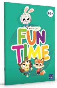 Fun Time 5 i 6 latki Poziom B i B+. Autor: Katarzyna Kozłowska. Multiszop.pl Okładka książki Fun Time 5 i 6 latki Poziom B i B+