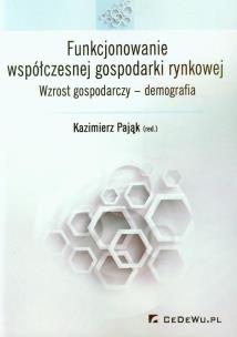 Okładka książki Funkcjonow. współcz. gospodarki rynk.Wzrost gosp.
