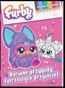 Furby. Dodaj kolorów. Barwne przygody futrzastych przyjaciół. Autor: Opracowanie zbiorowe. Multiszop.pl Okładka książki Furby. Dodaj kolorów. Barwne przygody futrzastych przyjaciół