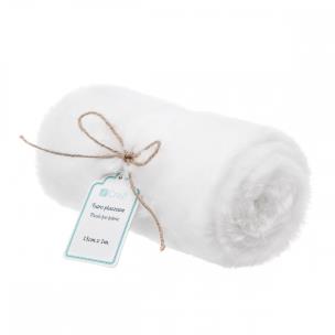 Futro pluszowe białe 15cmx1m. Wydawca: Dalprint. Multiszop.pl Opakowanie Futro pluszowe białe 15cmx1m