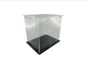 Gablotka składana 20x15x20 cm czarna podstawa. Wydawca: Crafters. Multiszop.pl Opakowanie Gablotka składana 20x15x20 cm czarna podstawa