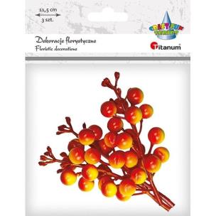 Opakowanie Gałązki owoców winobluszczu pomarańcz.-żółte 3szt