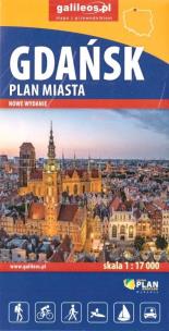 Gdańsk - plan - 2023. Autor: Opracowanie zbiorowe. Multiszop.pl Okładka książki Gdańsk - plan - 2023