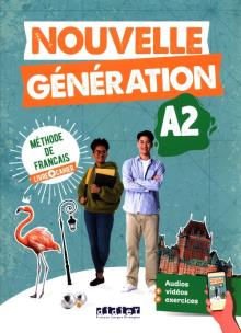 Generation A2 Nouvelle Podręcznik + ćwiczenia. Autor: Giachino Luca, Baracco Carla. Multiszop.pl Okładka książki Generation A2 Nouvelle Podręcznik + ćwiczenia