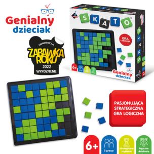Genialny Dzieciak gra Skato. Wydawca: Askato. Multiszop.pl Opakowanie Genialny Dzieciak gra Skato