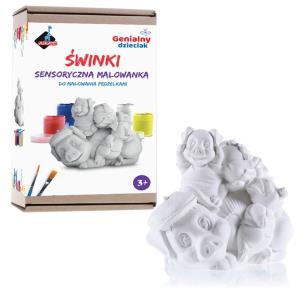 Opakowanie Genialny dzieciak. Malowanka sensoryczna Świnki