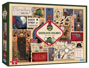 Opakowanie Gibsons Puzzle 1000el Klub Książki Sherlock
