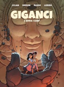 Giganci T.3 Bora i Leap. Autor: Lylian. Multiszop.pl Okładka książki Giganci T.3 Bora i Leap