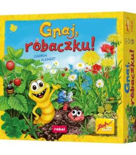 Gnaj, robaczku! REBEL. Autor: Kleinert Carmen. Multiszop.pl Okładka książki Gnaj, robaczku! REBEL