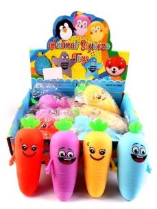 Gniotek antystresowy marchewka. Wydawca: Pro Kids. Multiszop.pl Opakowanie Gniotek antystresowy marchewka