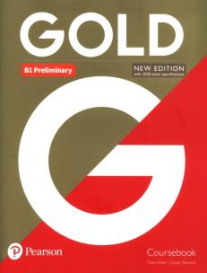 Okładka książki Gold B1 Preliminary New Edition Coursebook