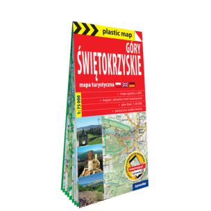 Góry Świętokrzyskie foliowana mapa turystyczna 1:75 000. Autor:   Praca zbiorowa. Multiszop.pl Okładka książki Góry Świętokrzyskie foliowana mapa turystyczna 1:75 000