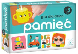 Gra dla dzieci Pamięć. Wydawca: Kangur. Multiszop.pl Opakowanie Gra dla dzieci Pamięć