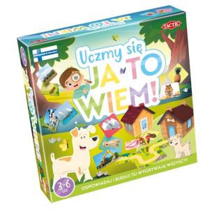 Gra edukacyjna Uczmy się: Ja to wiem!. Wydawca: Tactic. Multiszop.pl Opakowanie Gra edukacyjna Uczmy się: Ja to wiem!