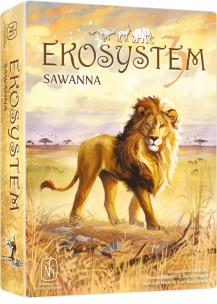Gra Ekosystem 3 Sawanna. Autor: Matt Simpson, Daniel Dávalos, Steve Schlepphorst. Multiszop.pl Okładka książki Gra Ekosystem 3 Sawanna