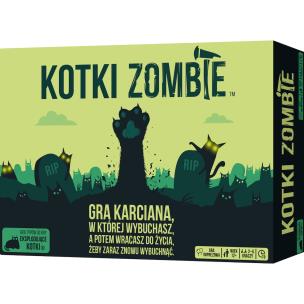 Gra Eksplodujące Kotki Zombie. Wydawca: Rebel. Multiszop.pl Opakowanie Gra Eksplodujące Kotki Zombie