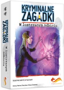 Gra Escape room Kryminalne zagadki W lustrzanym odbiciu. Autor: Martino Chiacchiera, Sorrentino Silvano. Multiszop.pl Okładka książki Gra Escape room Kryminalne zagadki W lustrzanym odbiciu
