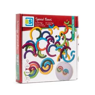 Gra i układanka logiczna Tęcza. Wydawca: BS Toys. Multiszop.pl Opakowanie Gra i układanka logiczna Tęcza