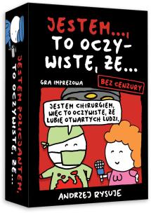 Gra Jestem...to oczywiste, że... Bez cenzury. Wydawca: MDR art pap. Multiszop.pl Opakowanie Gra Jestem...to oczywiste, że... Bez cenzury