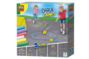 Gra kredowe 5w1. Wydawca: SES. Multiszop.pl Opakowanie Gra kredowe 5w1