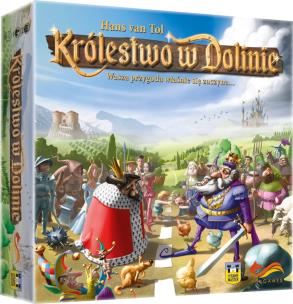 Gra Królestwo w dolinie. Autor: Tol Hans. Multiszop.pl Okładka książki Gra Królestwo w dolinie