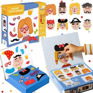 Opakowanie Gra magnetyczna ludzkie twarze