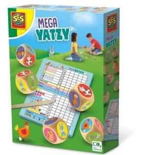 Gra Mega Yatzy Junior. Wydawca: SES. Multiszop.pl Opakowanie Gra Mega Yatzy Junior