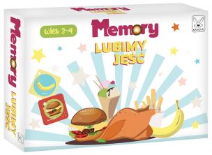Gra Memory Lubimy Jeść. Wydawca: Kangur. Multiszop.pl Opakowanie Gra Memory Lubimy Jeść