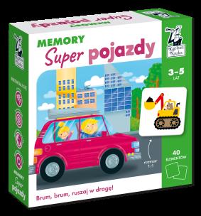 Gra Memory Super pojazdy Kapitan Nauka. Autor: Opracowanie zbiorowe. Multiszop.pl Okładka książki Gra Memory Super pojazdy Kapitan Nauka