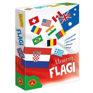 GRA MEMOSY -FLAGI. Wydawca: ALEXANDER GRY. Multiszop.pl Opakowanie GRA MEMOSY -FLAGI