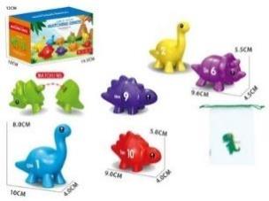 Opakowanie Gra Montessori: Dinozaury Cyferki