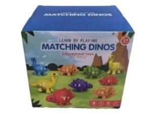 Opakowanie Gra Montessori: Dinozaury Literki 26el