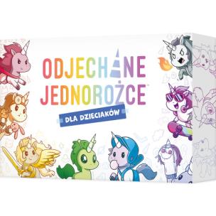 Gra Odjechane Jednorożce dla dzieciaków. Wydawca: Rebel. Multiszop.pl Opakowanie Gra Odjechane Jednorożce dla dzieciaków