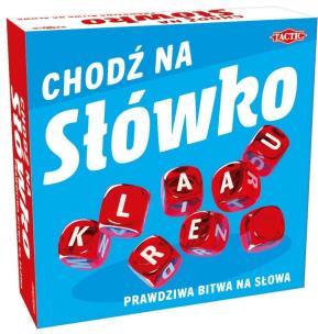 Gra planszowa Chodź na Słówko!. Wydawca: Tactic. Multiszop.pl Opakowanie Gra planszowa Chodź na Słówko!