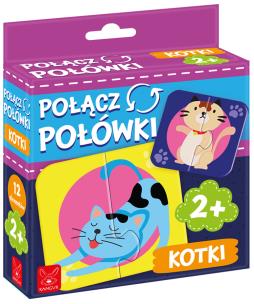 Opakowanie Gra Połącz Połówki Kotki