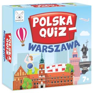 Gra Polska Quiz Warszawa. Wydawca: Kangur. Multiszop.pl Opakowanie Gra Polska Quiz Warszawa