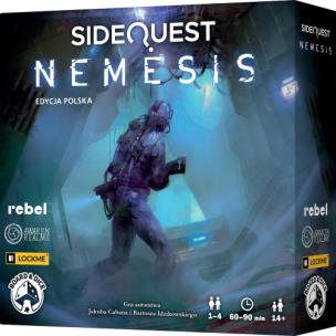 Gra SideQuest Nemesis. Wydawca: Rebel. Multiszop.pl Opakowanie Gra SideQuest Nemesis