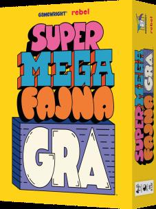 Gra Super Mega Fajna Gra. Wydawca: Rebel. Multiszop.pl Opakowanie Gra Super Mega Fajna Gra