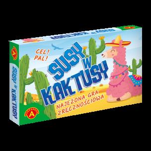 Gra Susy w kaktusy skaczące czapeczki. Wydawca: ALEXANDER GRY. Multiszop.pl Opakowanie Gra Susy w kaktusy skaczące czapeczki
