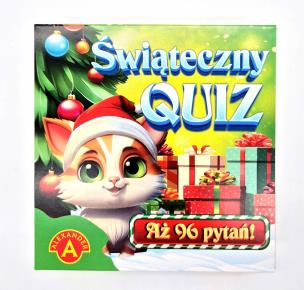 Gra Świąteczny Quiz. Wydawca: ALEXANDER GRY. Multiszop.pl Opakowanie Gra Świąteczny Quiz