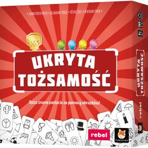 Gra Ukryta tożsamość. Wydawca: Rebel. Multiszop.pl Opakowanie Gra Ukryta tożsamość