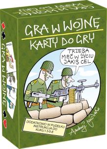 Gra W wojnę karty do gry. Wydawca: MDR art pap. Multiszop.pl Opakowanie Gra W wojnę karty do gry
