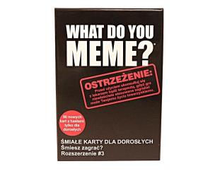 Gra What Do You Meme? Śmiałe karty dla dorosłych. Wydawca: EPEE. Multiszop.pl Opakowanie Gra What Do You Meme? Śmiałe karty dla dorosłych